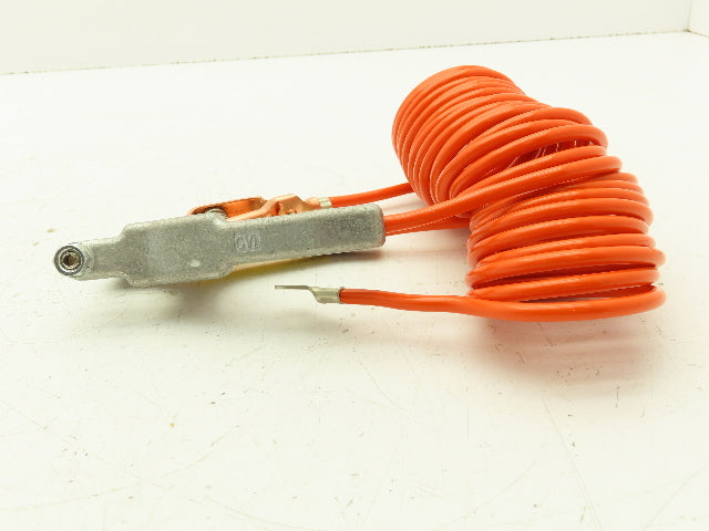 CVI CV3210V605 Coiled Grounding Wire Assy Hand Clamp/Alligator Clamp/Terminal