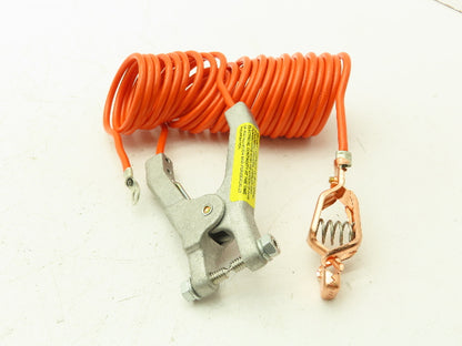 CVI CV3210V605 Coiled Grounding Wire Assy Hand Clamp/Alligator Clamp/Terminal