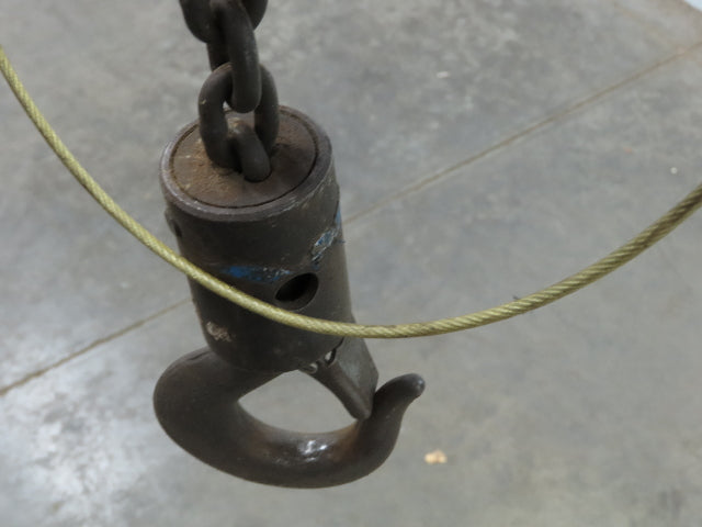 CM Lodestar Model A2 Electric Chain Hoist 1/8 Ton 250lb 11' Lift 32 FPM 3PH 460V