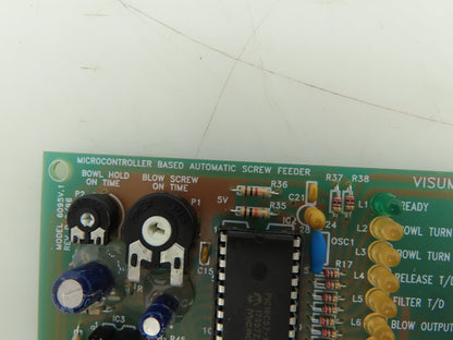 Visumatic 6095V.1 Microcontroller Based Automatic Screw Feeder Circuit Board
