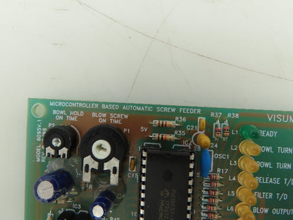 Visumatic 6095V.1 Microcontroller Based Automatic Screw Feeder Circuit Board