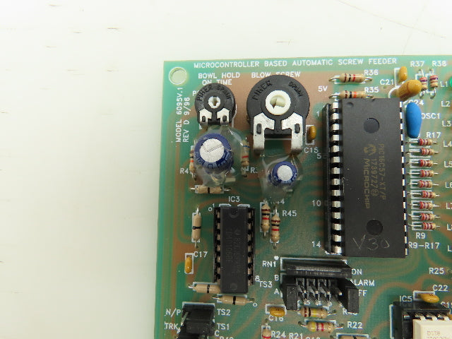 Visumatic 6095V.1 Microcontroller Based Automatic Screw Feeder Circuit Board