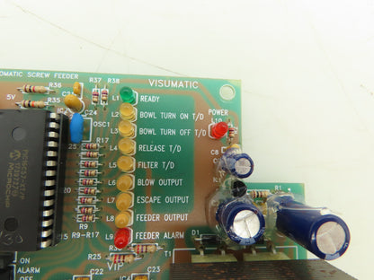 Visumatic 6095V.1 Microcontroller Based Automatic Screw Feeder Circuit Board