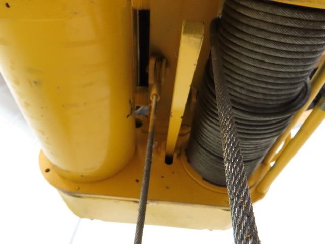 David Round M55W-1-40-17 1/2Ton 1000lb Electric Cable Hoist 40' Lift 17' FPM 3Ph