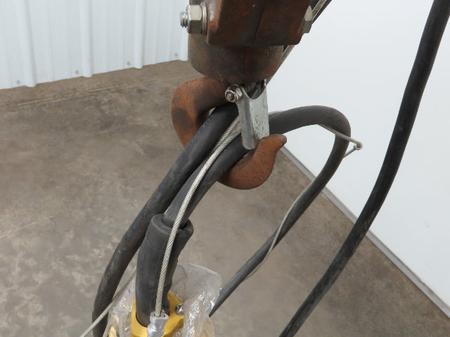 David Round M55W-1-40-17 1/2Ton 1000lb Electric Cable Hoist 40' Lift 17' FPM 3Ph