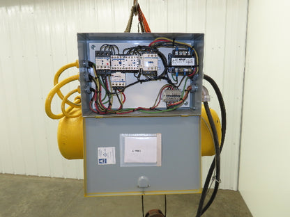 David Round M55W-1-40-17 1/2Ton 1000lb Electric Cable Hoist 40' Lift 17' FPM 3Ph