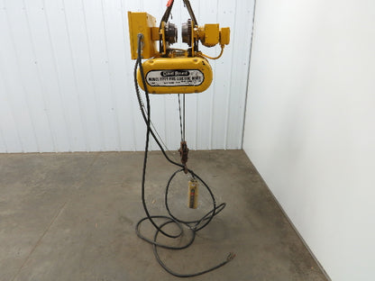David Round M55W-1-40-17 1/2Ton 1000lb Electric Cable Hoist 40' Lift 17' FPM 3Ph