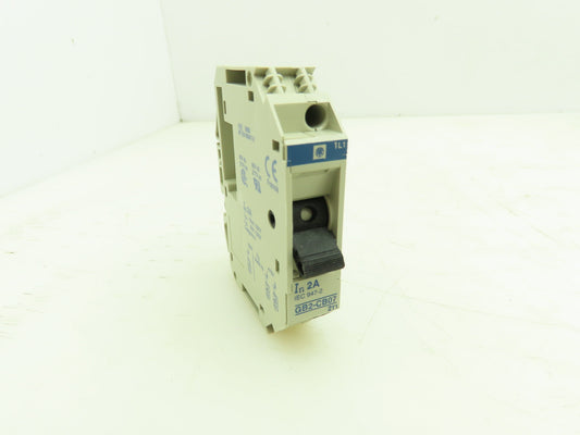 Telemecanique GB2CB07 Circuit Breaker 2A 60VDC 277VAC Thermal Magnetic TeSys