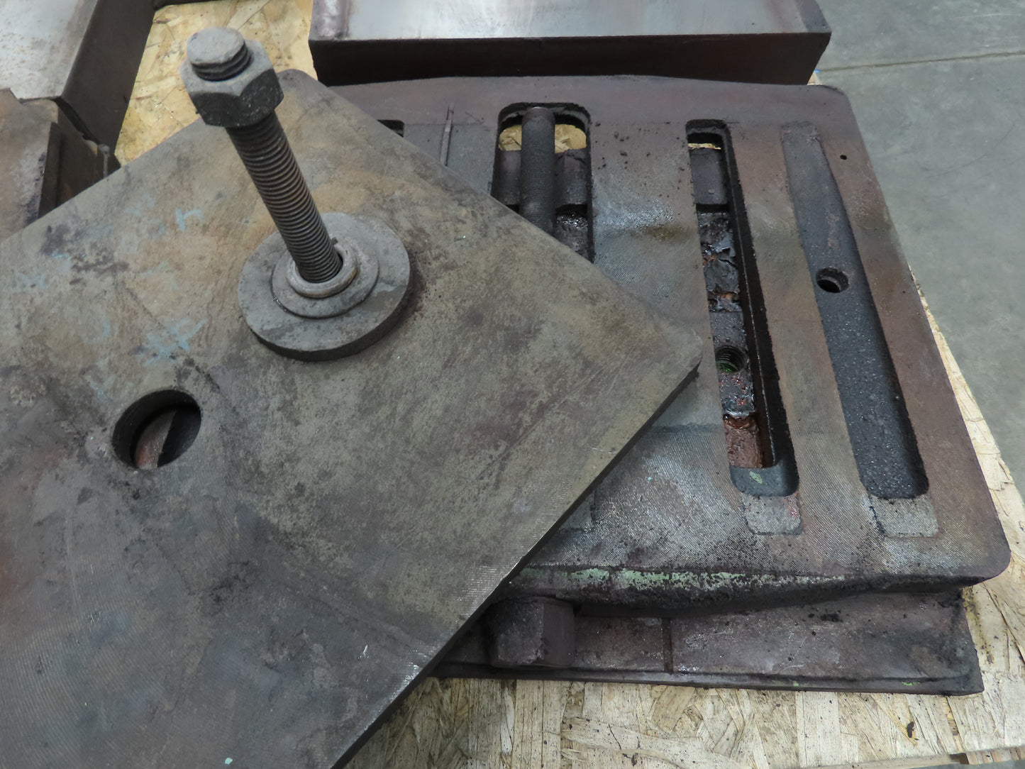 Heavy Duty Steel 18" Square Machine Leveling Mounting Blocks & Shims Set of 4