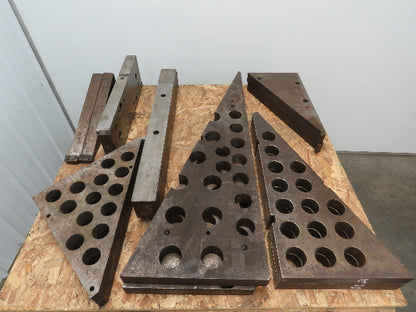 Heavy Duty Steel Tilt Wedge Plate Angle Block Milling Machine Workholding Tools