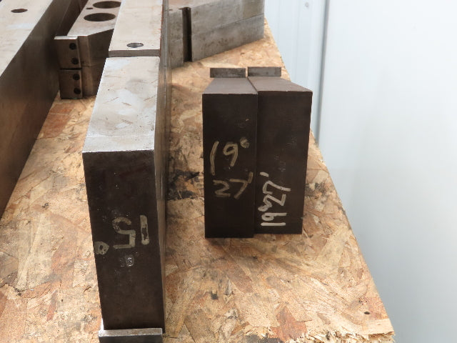 Heavy Duty Steel Tilt Wedge Plate Angle Block Milling Machine Workholding Tools