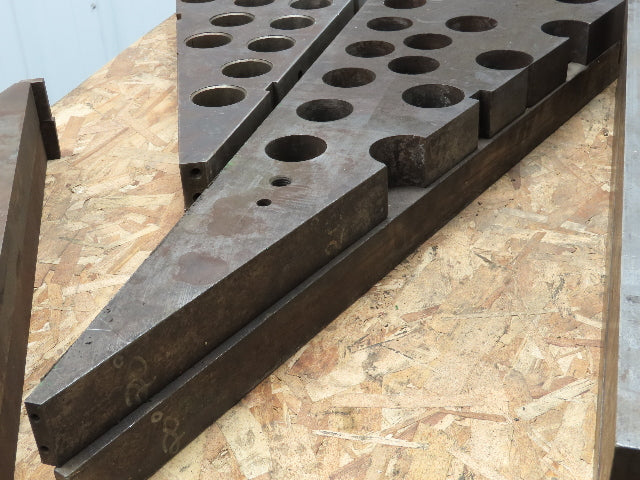 Heavy Duty Steel Tilt Wedge Plate Angle Block Milling Machine Workholding Tools