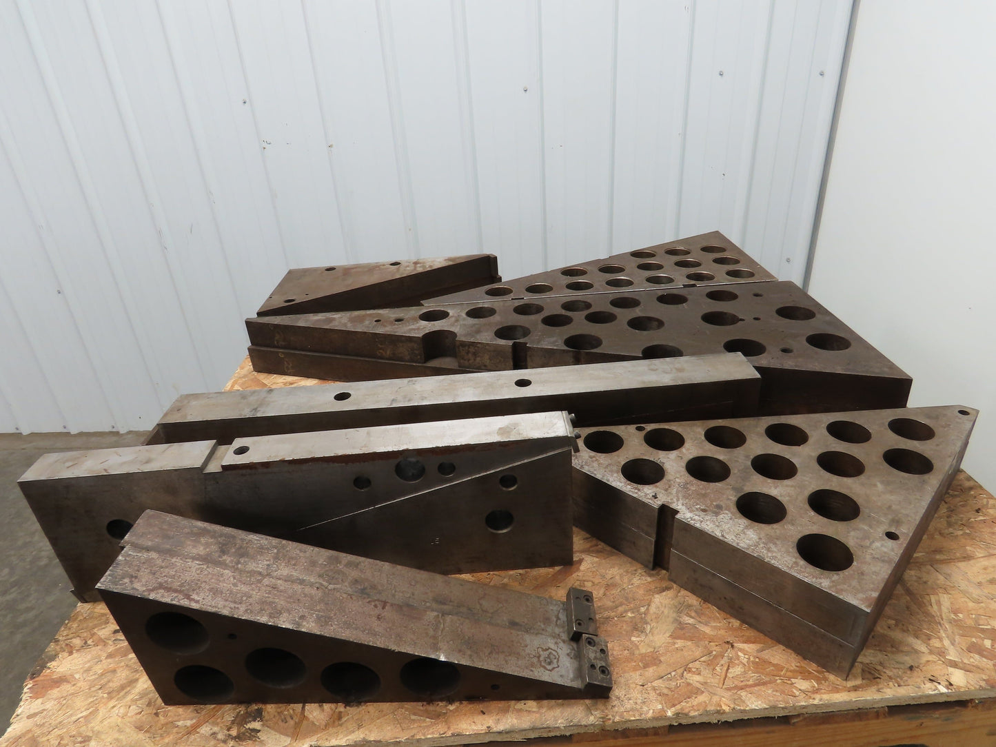 Heavy Duty Steel Tilt Wedge Plate Angle Block Milling Machine Workholding Tools