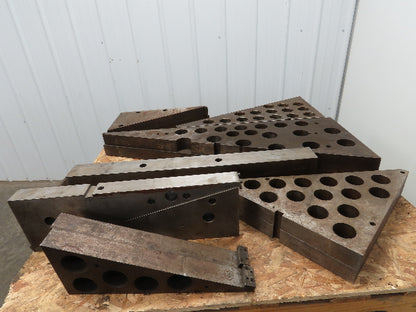 Heavy Duty Steel Tilt Wedge Plate Angle Block Milling Machine Workholding Tools