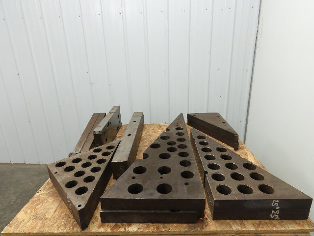 Heavy Duty Steel Tilt Wedge Plate Angle Block Milling Machine Workholding Tools