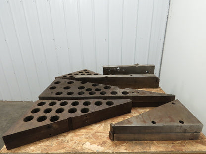 Heavy Duty Steel Tilt Wedge Plate Angle Block Milling Machine Workholding Tools