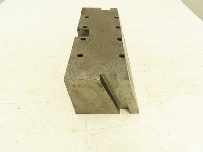 Heavy Steel Machining Block 5"x 11" with Drilled Thru Holes