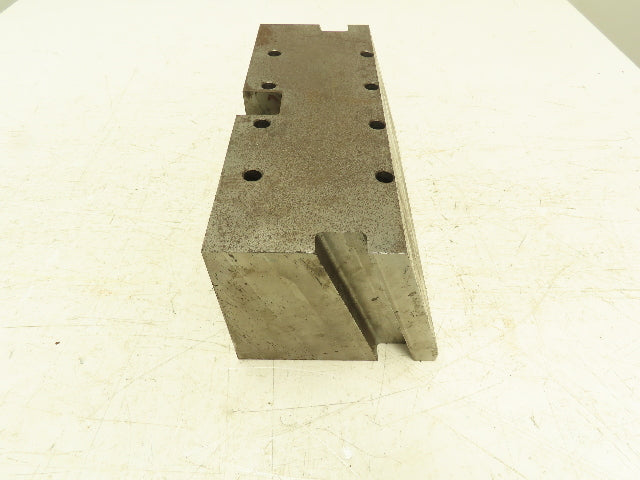 Heavy Steel Machining Block 5"x 11" with Drilled Thru Holes