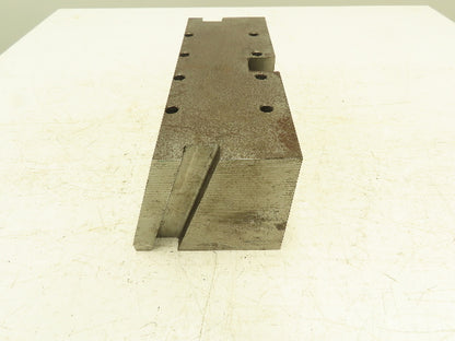 Heavy Steel Machining Block 5"x 11" with Drilled Thru Holes