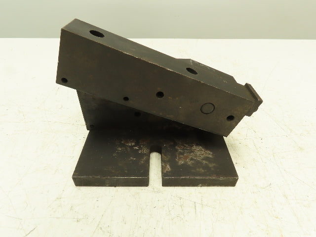 Angled Steel Machining Block 8" Angle Plate 21° Tilt