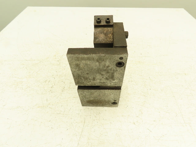 Angled Steel Machining Block 8" Angle Plate 21° Tilt