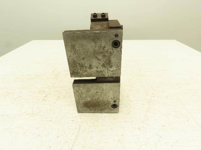 Angled Steel Machining Block 8" Angle Plate 21° Tilt