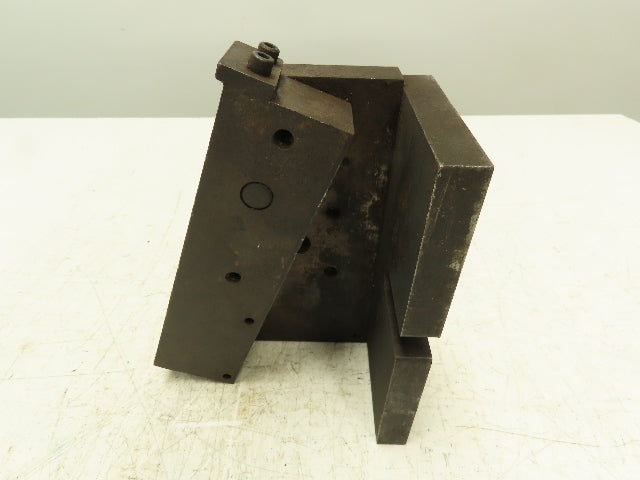 Angled Steel Machining Block 8" Angle Plate 21° Tilt