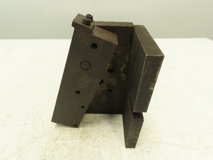 Angled Steel Machining Block 8" Angle Plate 21° Tilt