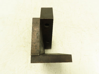 Angled Steel Machining Block 8" Angle Plate 21° Tilt