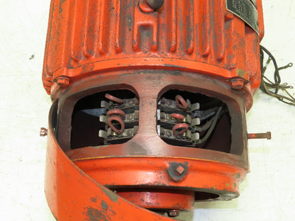 P&H HEW284X Wound Rotor Crane Duty AC Motor 10Hp 230/460V 3PH 1135 RPM