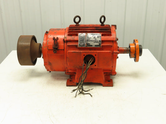 P&H HEW284X Wound Rotor Crane Duty AC Motor 10Hp 230/460V 3PH 1135 RPM