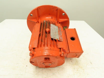 GE Tri-Clad Squirrel Cage Crane Duty AC Motor 1.5Hp 1680 RPM 240/480V 3PH 145TDZ