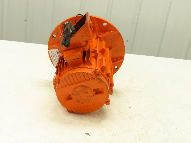 GE Tri-Clad Squirrel Cage Crane Duty AC Motor 1Hp 1065 RPM 230/460V 3PH 145TDZ