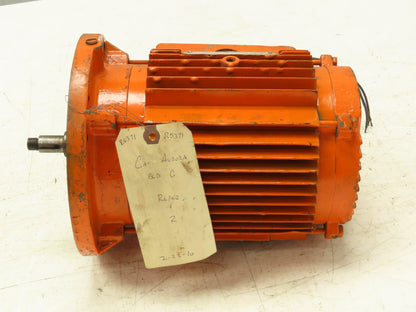 GE Tri-Clad Squirrel Cage Crane Duty AC Motor 1.5Hp 1680 RPM 240/480V 3PH 145TDZ