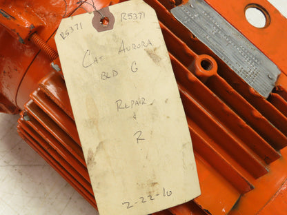 GE Tri-Clad Squirrel Cage Crane Duty AC Motor 1.5Hp 1680 RPM 240/480V 3PH 145TDZ