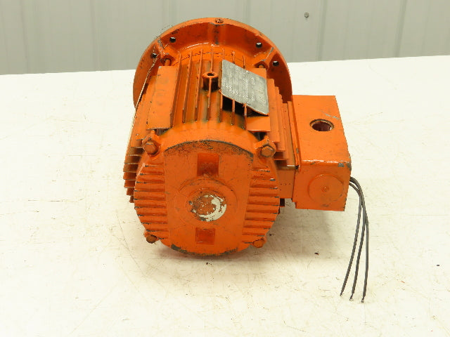GE Tri-Clad Squirrel Cage Crane Duty AC Motor 1.5Hp 1680 RPM 240/480V 3PH 145TDZ