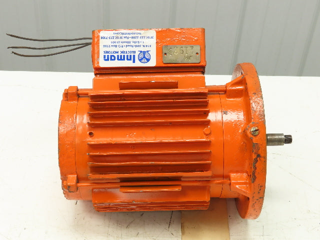 GE Tri-Clad Squirrel Cage Crane Duty AC Motor 1.5Hp 1680 RPM 240/480V 3PH 145TDZ