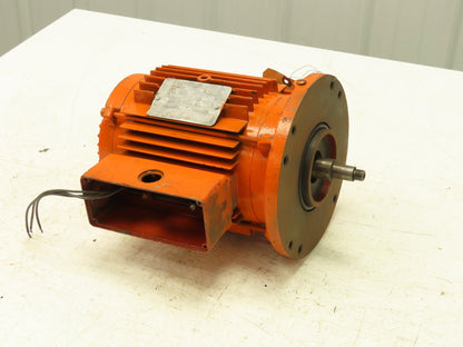 GE Tri-Clad Squirrel Cage Crane Duty AC Motor 1.5Hp 1680 RPM 240/480V 3PH 145TDZ