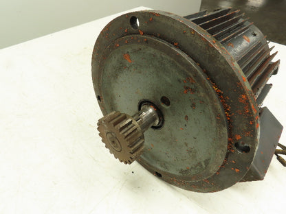 GE Tri-Clad Squirrel Cage Crane Duty AC Motor 1Hp 1655 RPM 240/480V 3PH 182TD