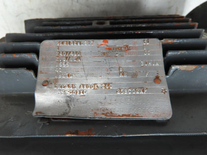 GE Tri-Clad Squirrel Cage Crane Duty AC Motor 1Hp 1655 RPM 240/480V 3PH 182TD