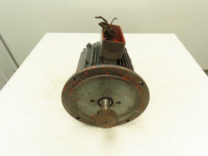 GE Tri-Clad Squirrel Cage Crane Duty AC Motor 1Hp 1655 RPM 240/480V 3PH 182TD