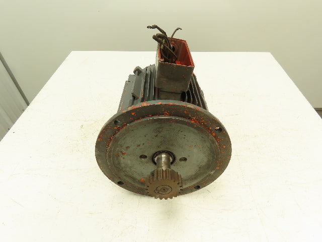 GE Tri-Clad Squirrel Cage Crane Duty AC Motor 1Hp 1655 RPM 240/480V 3PH 182TD