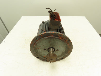 GE Tri-Clad Squirrel Cage Crane Duty AC Motor 1Hp 1655 RPM 240/480V 3PH 182TD