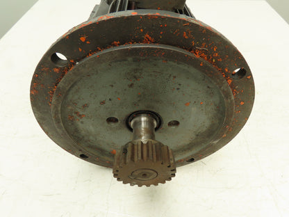 GE Tri-Clad Squirrel Cage Crane Duty AC Motor 1Hp 1655 RPM 240/480V 3PH 182TD