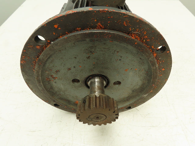 GE Tri-Clad Squirrel Cage Crane Duty AC Motor 1Hp 1655 RPM 240/480V 3PH 182TD