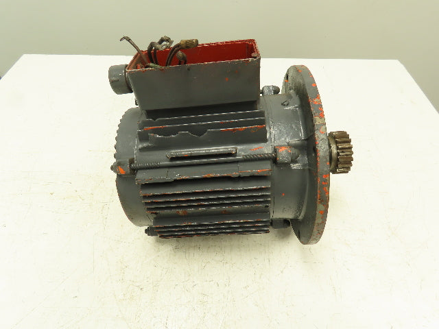 GE Tri-Clad Squirrel Cage Crane Duty AC Motor 1Hp 1655 RPM 240/480V 3PH 182TD