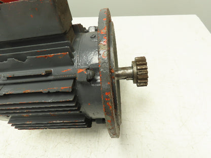 GE Tri-Clad Squirrel Cage Crane Duty AC Motor 1Hp 1655 RPM 240/480V 3PH 182TD