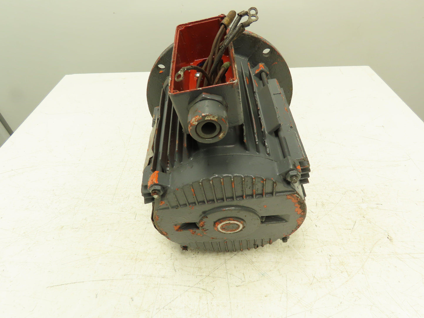 GE Tri-Clad Squirrel Cage Crane Duty AC Motor 1Hp 1655 RPM 240/480V 3PH 182TD