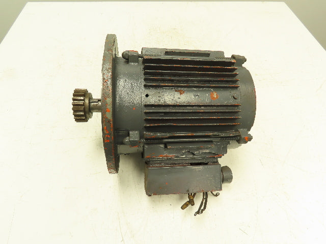 GE Tri-Clad Squirrel Cage Crane Duty AC Motor 1Hp 1655 RPM 240/480V 3PH 182TD