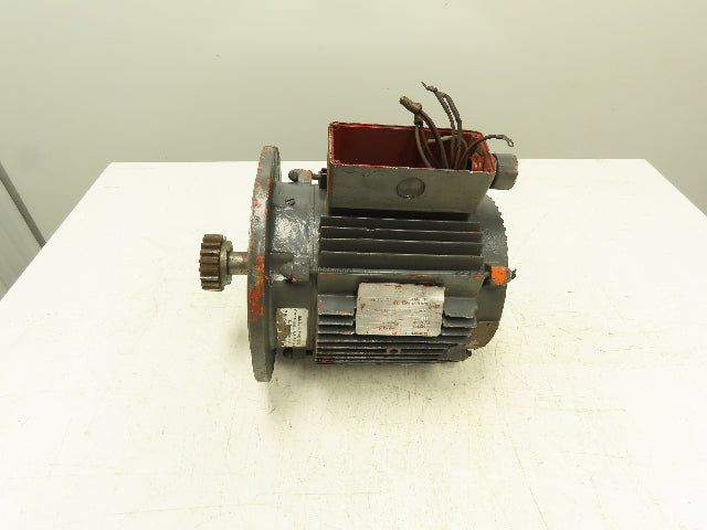 GE Tri-Clad Squirrel Cage Crane Duty AC Motor 1Hp 1655 RPM 240/480V 3PH 182TD